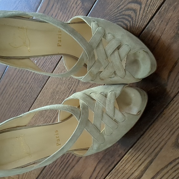 PRICE DROP 🎊 Platform suede Louboutin - Picture 5 of 5